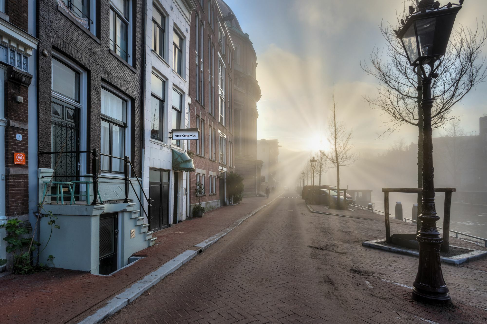 Hotel Canal View Amsterdam Exteriör bild